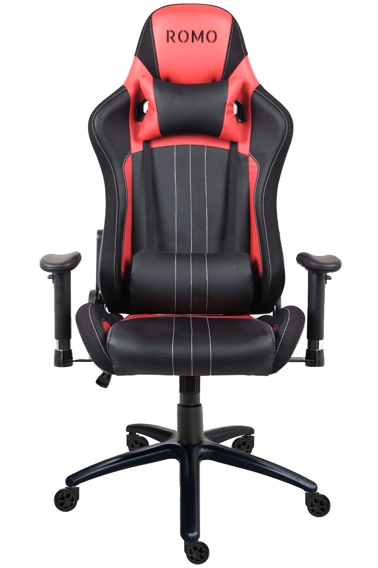Silla gaming ROMO MURADING rojo BASE acero